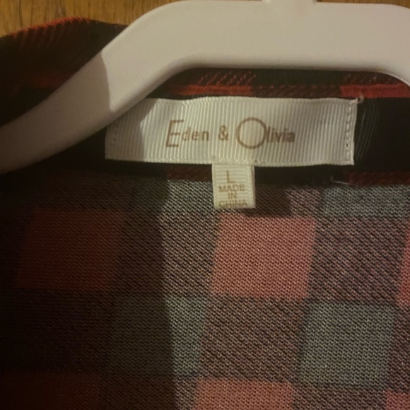 Plaid button up - Picture 2 of 4